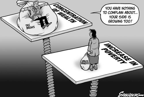 'You have nothing to complain about, your side is growing too.'