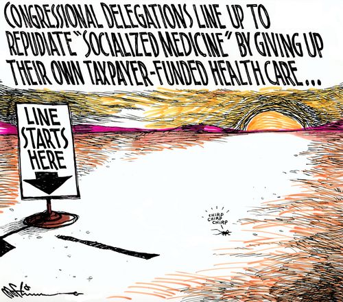 Congressional Delegations Line Up