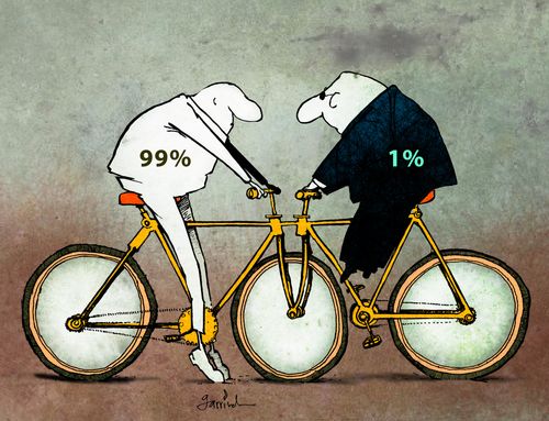The 99% and the 1%.