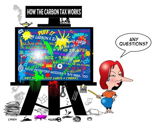 How the carbon tax works: 'Any questions?'