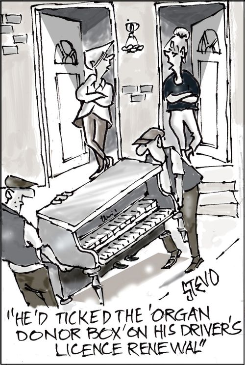 "He'd ticked the 'organ donor box' on his driver's licence renewal."