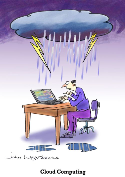 Cloud computing.