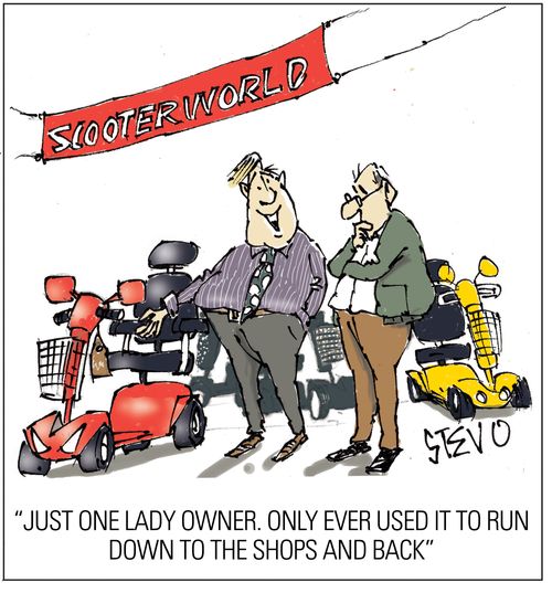 "Just one lady owner. Only ever used it to run down to the shops and back."