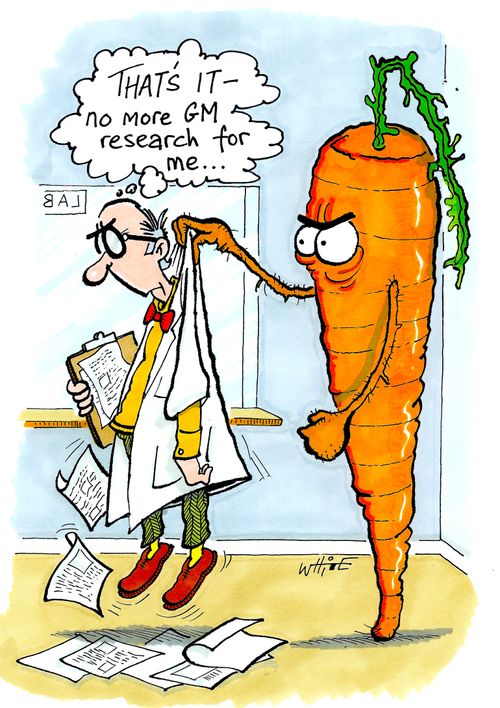 "That's it - no more GM research for me..."