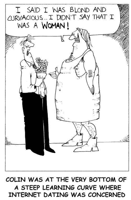 'Colin was at the very bottom of a steep learning curve where internet dating was concerned,'