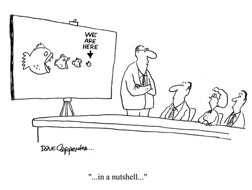 We are here...'In a nutshell...'
