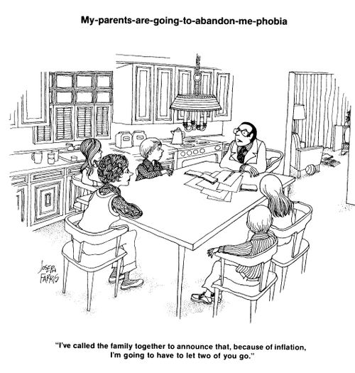My parents are going to abandom me phobia.