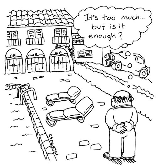 "It's too much... but is it enough?"