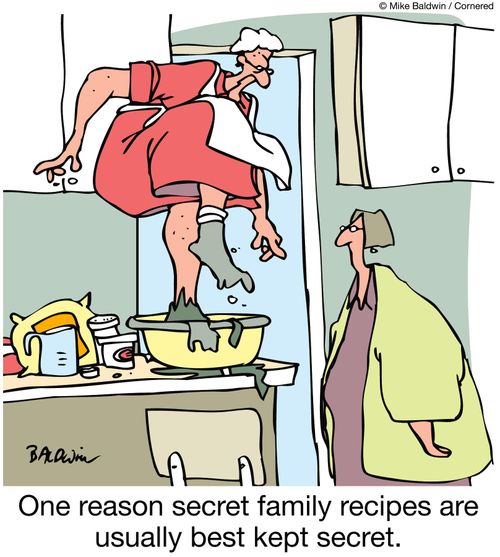 One reason secret family recipes are usually best kept secret.