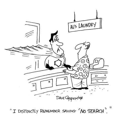 'I distinctly remember saying 'No Starch'.'