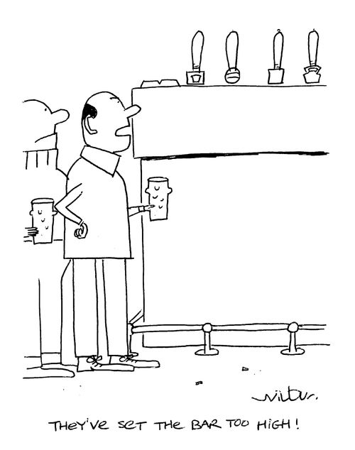'They've set the bar too high!'