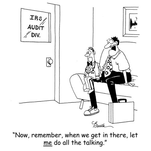 'Now, remember, when we get in there, let me do all the talking.'