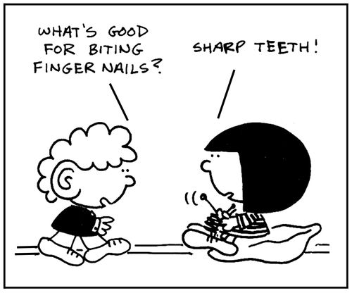'What's good for biting nails?'