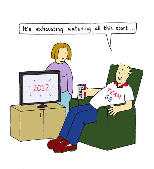 It's exhausting watching all this sport...