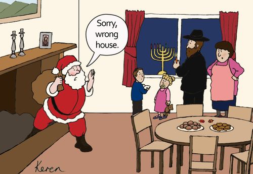 'Sorry, wrong house.'