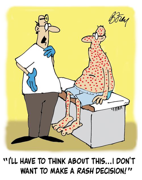 'I'll have to think about this...I don't want to make any rash decisions!'