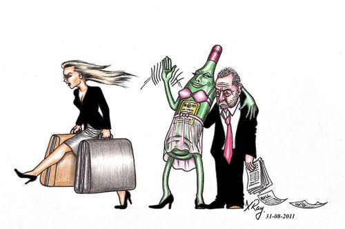Alcoholism.
