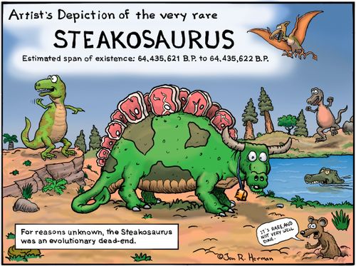 The Steakosaurus