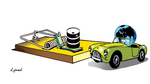 The oil trap.