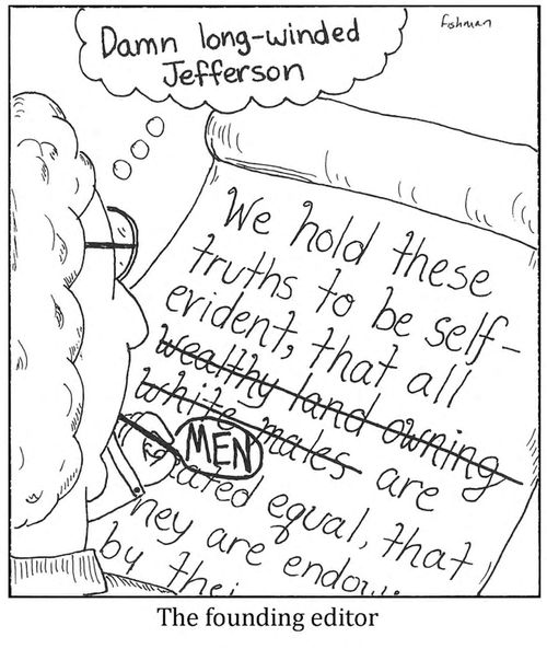 "Damn long-winded Jefferson."