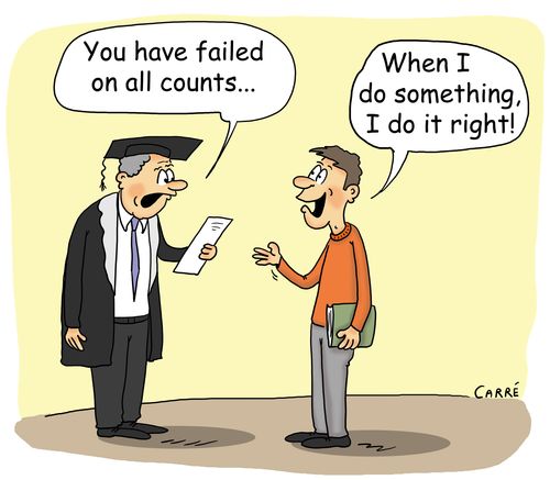 'You have failed on all counts...'