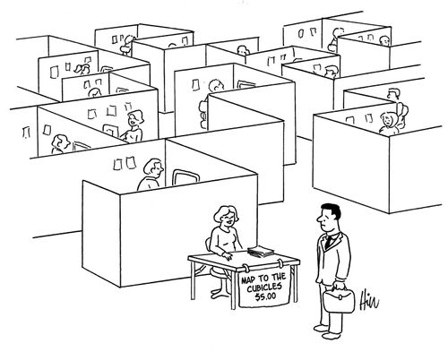 Map to the Cubicles $5.00