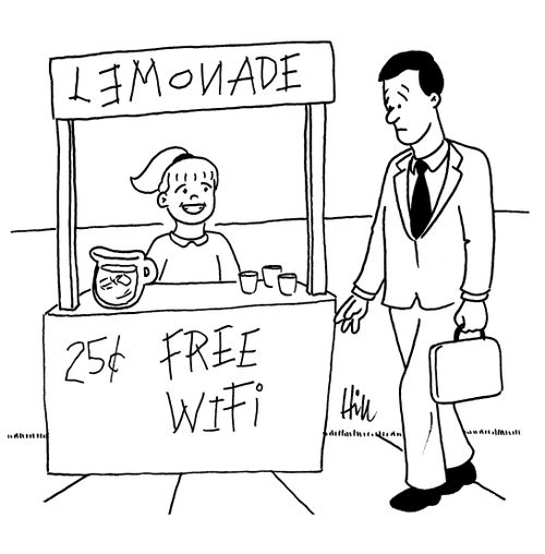 Lemonade Stand With Free Wi-Fi