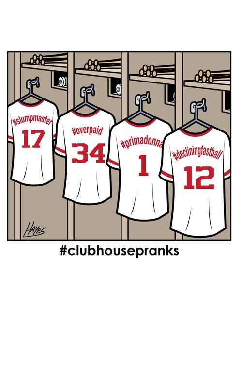 Baseball Clubhouse Pranks