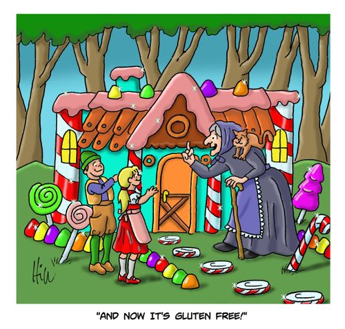 "And now it's gluten free!"