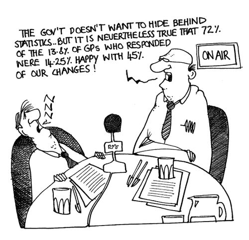 "The government does not want to hide behind statistics, but..."