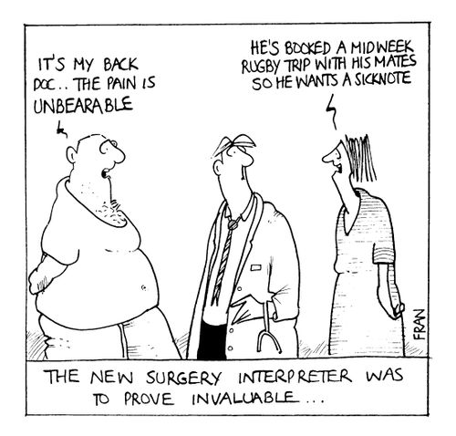The New Surgery Interpreter was to prove invaluable