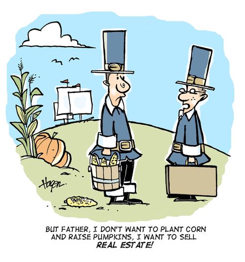 'But father, I don't want to plant corn and raise pumpkins, I want to sell real estate!'