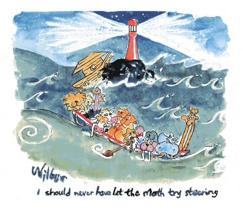 'I should never have let the moth try steering.'