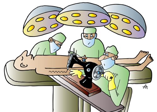Sewing Machines in Surgery