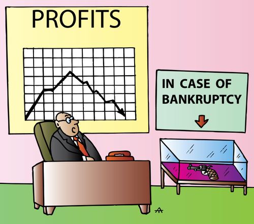 In case of bankruptcy.