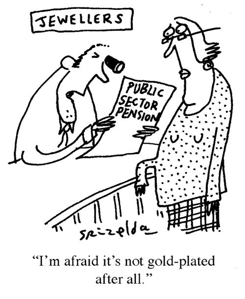'I'm afraid it's not gold-plated after all.'