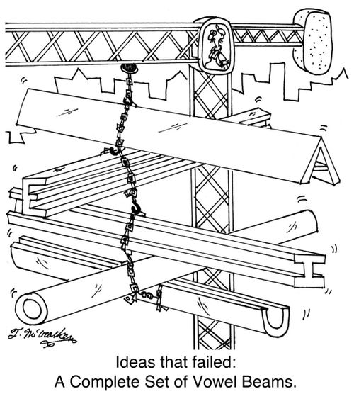 'Ideas that failed: A complete Set of Vowel Beams.'
