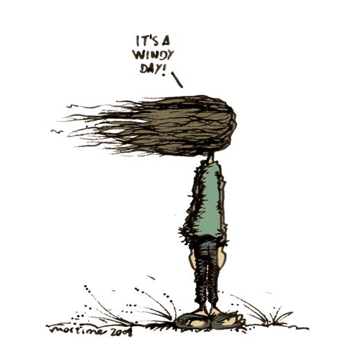 It's a windy day!