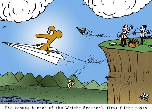 The unsung heroes of the Wright Brother's first flight tests.