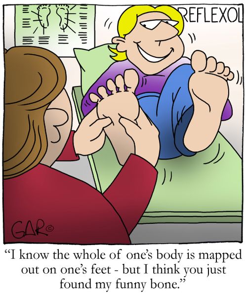 "I think you just found my funny bone."