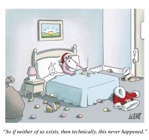 'So if neither of us exists, then technically, this never happened.'