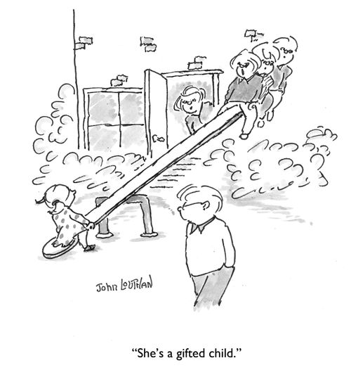 'She's a gifted child.'