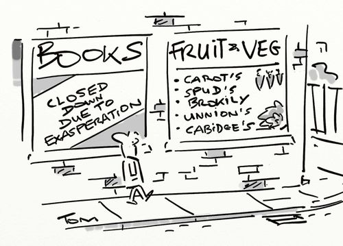 Books: Closed Down Due To Exasperation.