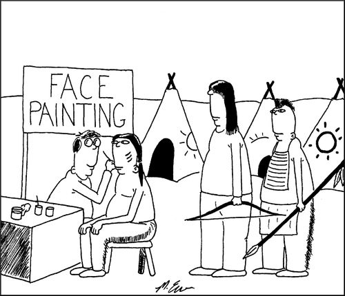 Indian Face Painting