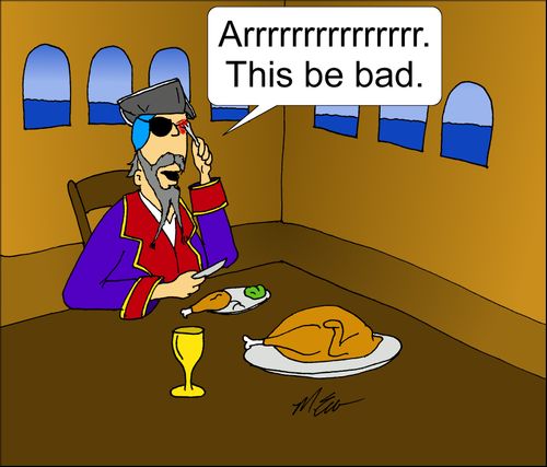 "Arrrrrrrrr. This be bad."