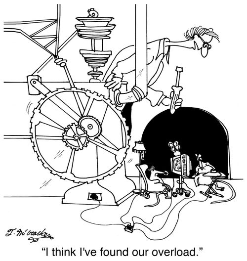 'I think I've found our overload.'
