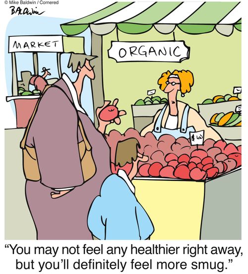 'You may not feel any healthier right away, but you'll definitely feel more smug.'