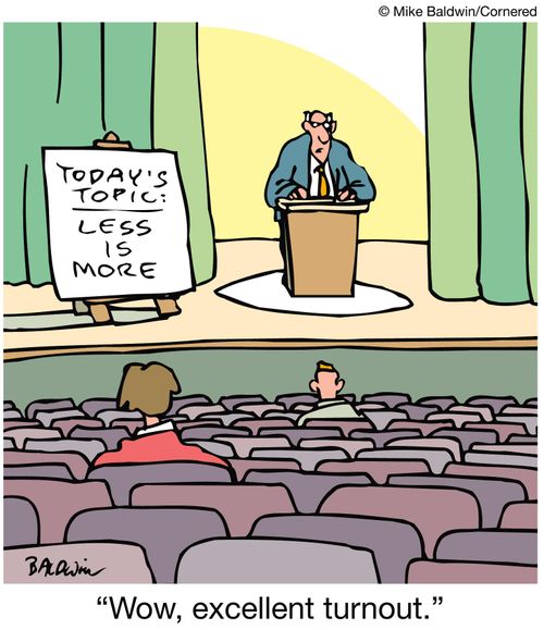 'Wow, excellent turnout.'