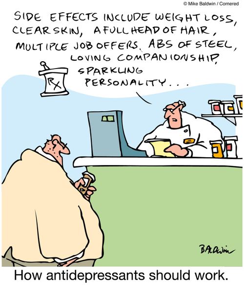How antidepressants should work.