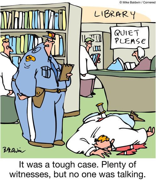 It was a tough case. Plenty of witnesses, but no one was talking.